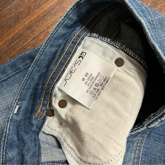 Joe’s jeans Flare Y2K 2000’s blue distressed denim bootcut mid rise flare 25 - Picture 4 of 14